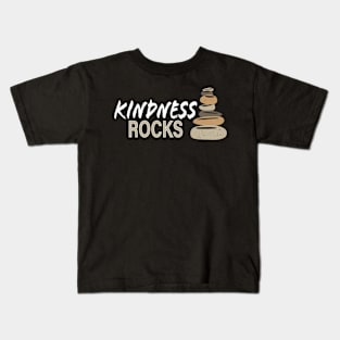 Kindness Rocks Be Kind Zen Rocks Kids T-Shirt